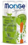 Monge Supreme Kitten 80g alutasak tonhaldarabok zöldborsóval és bébirépával kölyökmacskáknak