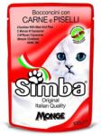 Monge Cat Meat and peas 100g alutasak felnőtt macskáknak hússal és borsóval