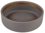 DUVOPLUS DINNER TIME Modern kerámia tál szürke 350ml 12, 7x12, 7x4, 5cm