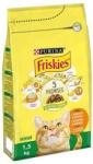 Friskies 1, 5kg INDOOR száraztáp lakásban élő macskáknak csirke, pulyka, zöldség ízzel