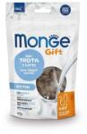 MONGE GIFT Kitten 60g ropogós és töltött jutalomfalatok kölyökmacskáknak pisztráng tejjel