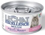 LECHAT MOUSSE hab állagú konzerv sertés- és csirkehússal felnőtt macskáknak 85g