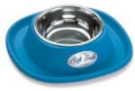 COBBY'S PET Soft Touch INOX 20x20x3, 5cm táltartó gumiból fém tállal 0, 23l
