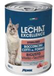 LECHAT STERILISED 400g sült darabkák szószban borjú- és pulykahússal sterilizált macskáknak