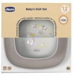 Chicco 2 Db-os Tányér Készlet Szürke 12 Hónap+, Chicco (00016002350000)