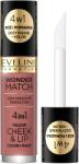 Eveline Cosmetics Wonder Match pirosító és ajakrúzs 4in1 No 05