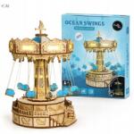 Karsten Fa 3D puzzle Mozgatható körhinta Led Ocean Swings Diy 321 el. 14+ (4775)