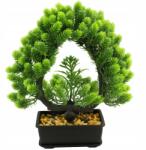 Przydasie. pl Bonsai fa cserépben műfenyő 23 cm dekoráció zöld (#12086)