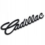 Cadillac Embléma Bélyegző Felirat Fém Fekete Cadillac