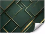 MPINK Öntapadós fotótapéta Zöld geometria glamour arany 250x175 cm (MP-FTAP_5_EST_2,5X1,75M-0123)