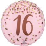 Amscan Fólia lufi Pretty pink 16. szülinap 46cm