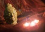 EGLO Led Buddha kép gyertyával 300x450x18mm (75039)
