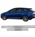 5K Parts Oldalsó ajtó díszlécek rozsdamentes acél króm Ford Focus 2011-2017 Hatchback