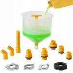 S-Tools Autós Tölcsér Hűtőrendszer Töltő Adapterekkel 16DB-OS Szett (ST05050)