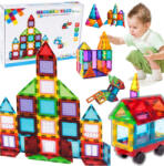 XINBIDA Nagy Mágneses Építőkockák Csempék 45 el Rainbow Magnetic Tiles (NO.9912)