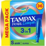 Tampax Pearl Compak tampon applikátorral, 36 db