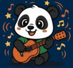 Ideyka Festés számok szerint Panda Kids gitárral (IDY-382119)