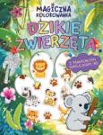 Ibis Magiczna kolorowanka. Dzikie zwierzęta (z piankowymi naklejkami 3D)