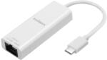 EDIMAX Hálózati adapter USB-C dugasz - RJ45 dugó, Gigabit, fehér, EU-4306C Edimax