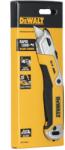 DEWALT Cutit utilitar tip cutter retractabil DeWALT DWHT10998-0, corp aliaj turnat, schimbare rapida a lamei, rezervor depozitare 5 lame, maner bi-material cu prindere texturata, include 1 lama (DWHT10998-0)