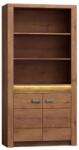 Mobikon Biblioteca pal maro frasin Infinity 96x42x192 cm (13622) Biblioteca