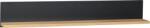 Mobikon Etajera mdf stejar lefkas negru Siran 120x18x20 cm (16801) Raft