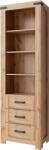 Mobikon Biblioteca DTD stejar wotan Moratiz 64.8x40.1x210.1 cm (61979) Biblioteca