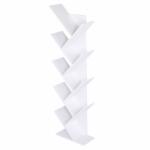 Mobikon Biblioteca mdf alb Baki 43x20x143.5 cm (15593) Biblioteca