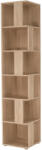 Mobikon Raft de colt din mdf stejar sonoma Korind 38x38x186.2 cm (18429) Raft