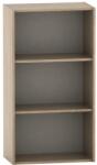 Mobikon Biblioteca mdf stejar sonoma Tempo 57.2x33.6x105.9 cm (16173) Biblioteca