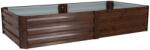 Mobikon Jardiniera flori , maro, otel, Nonky 160x80x30 cm (66809)