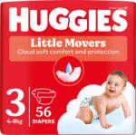 Huggies Little Movers 3 4-9 kg 56 buc