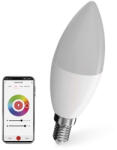 EMOS LED izzó GoSmart gyertya, E14, 4, 8 W (40 W), 470 lm, RGB, dimmelhető, WiFi, 220-240V, CRI>80, EMOS, ZQW322R (ZQW322R)