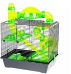 INTERZOO Rocky + Taras cușcă hamsteri cu accesorii 42x29x55 cm, verde