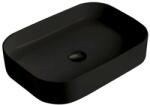Fluminia Capri 55x38 cm matt black (8064-55MB)