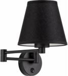 Brilagi - Aplică de perete NUBILA 1xE27/15W/230V neagră (BG6523)