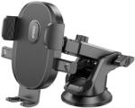 YOOUP S17 tapadókorongos autós telefontartó, fekete - Suction Cup Car Phone Holder (S17)
