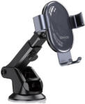 JOKADE JE037 Jinya tapadókorongos autós telefontartó teleszkópos karral, fekete - Telescopic Suction Car Phone Holder (JE037)