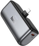 hoco. Q31 Ingenious zseb powerbank 5000 mAh beépített Lightning csatlakozóval, PD 20W, fekete - Pocket Power Bank (Q31)