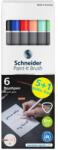 Schneider Paint-It 070 ecset hegyű marker, 6/készlet V2