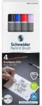 Schneider Paint-It 070 ecset hegyű marker, 4/készlet