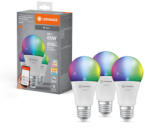 OSRAM Smart+ WIFI E27 RGBW LED 2700-6500 K, 9W, 806 lm, 60 W izzó helyett, 3 db/csomag (4058075778870)