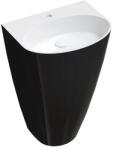 Omnires Siena M+ 55x43 cm white/gloss black (SIENAUWBCP)