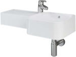 RAK Ceramics Petit 76,5x36,5 cm left white (PETWB37701AWHA)