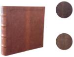 Procart Album foto tip carte, piele ecologica, format 10x15 cm, 200 buzunare slip-in pentru poze, Vintage Maro Hazelnut (BBM462002-PECOGRI)