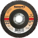 FORMAT Lamellás csiszolótányér, üvegszövet tányér, ívelt, 125mm P80, cirkonkorund (82730080)