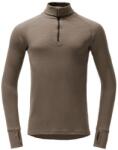 Devold Tricou Devold Expedition Merino 235 Zip Neck, tarmac (XL)