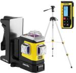 Nivel System SET Nivelă Laser 3D Nivel System CLx3R MOTOR, Roșu, 3x360° + Trepied SJJ-M1 EX + Receptor Digital CLS-310 (CLx3R MOTORCLS-310)