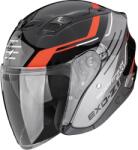 Scorpion Cască de motocicletă Scorpion EXO-Z1 Prymus open face negru-argintiu-roșu (SCRP123-558-408)