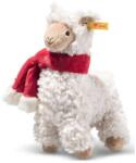 Steiff STEIFF- Soft Cuddly Friends Leandro Lama karácsonyi, 19 cm (STF_282010)